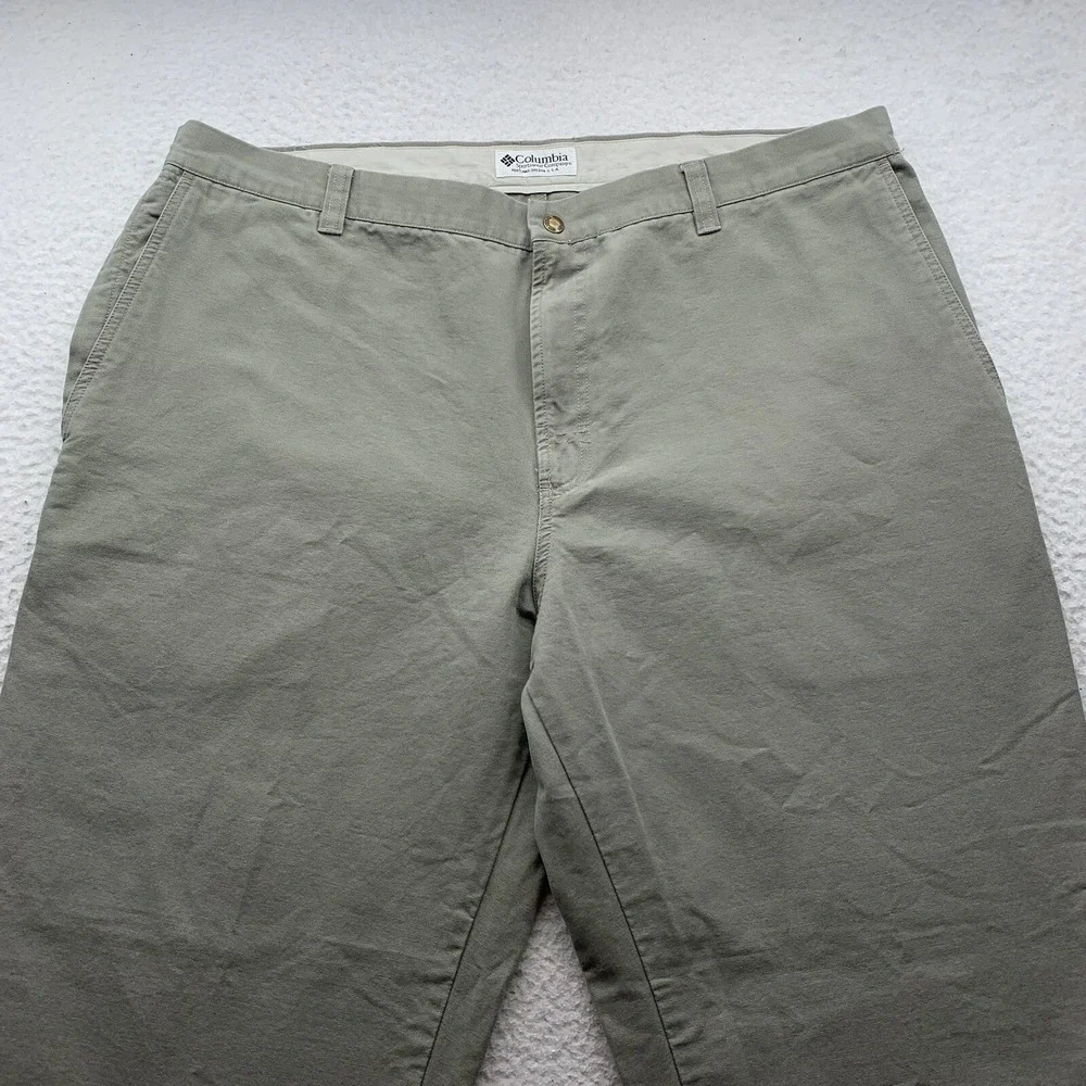 VTG Columbia ROC Cargo Pants Mens‎ 41x30 (Tag 42x30) Wide Leg Zip Pocket Hiking